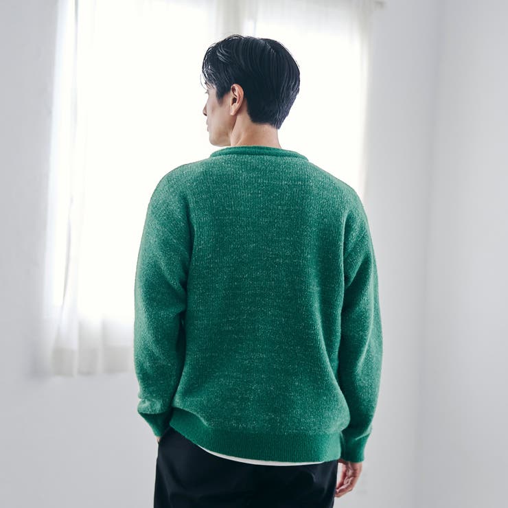 ショートフェザーニットロゴプルオーバー | coen【men】 | 詳細画像28 