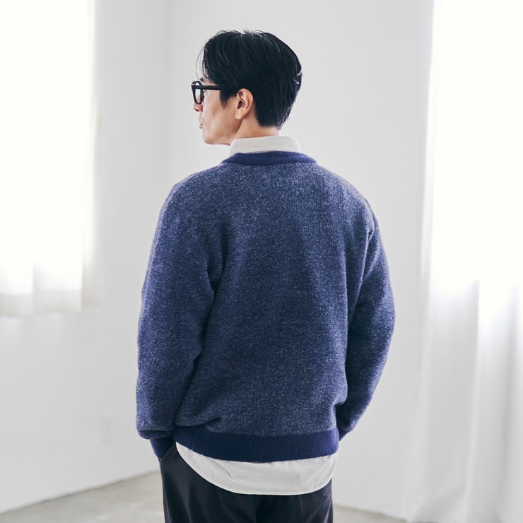 ショートフェザーニットロゴプルオーバー | coen【men】 | 詳細画像34 