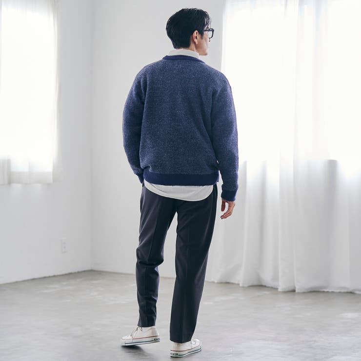 ショートフェザーニットロゴプルオーバー | coen【men】 | 詳細画像38 