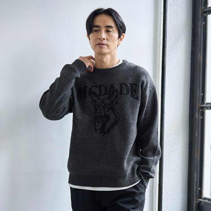 モールドッグジャガードニット【Youtube紹介アイテム】 | coen【men】 | 詳細画像2 