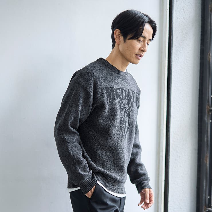 モールドッグジャガードニット【Youtube紹介アイテム】 | coen【men】 | 詳細画像3 