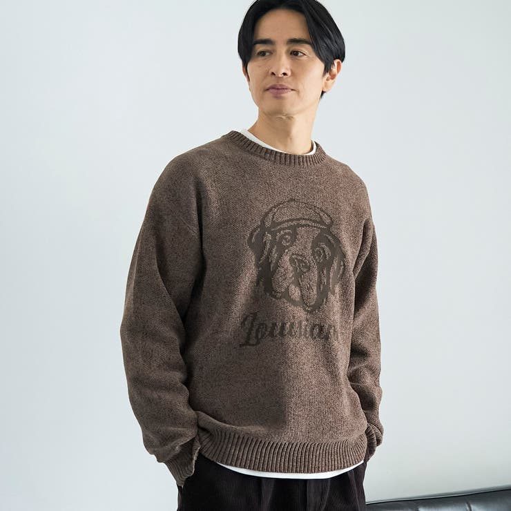 DK.BROWN | モールドッグジャガードニット【Youtube紹介アイテム】 | coen【men】