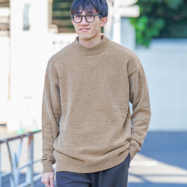 洗える]ポリモールモックネックニット[品番：COEW0003769]｜coen【men