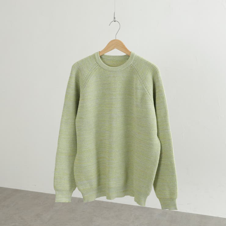 ポリウーリークルーネックルーズニット | coen【men】 | 詳細画像29 