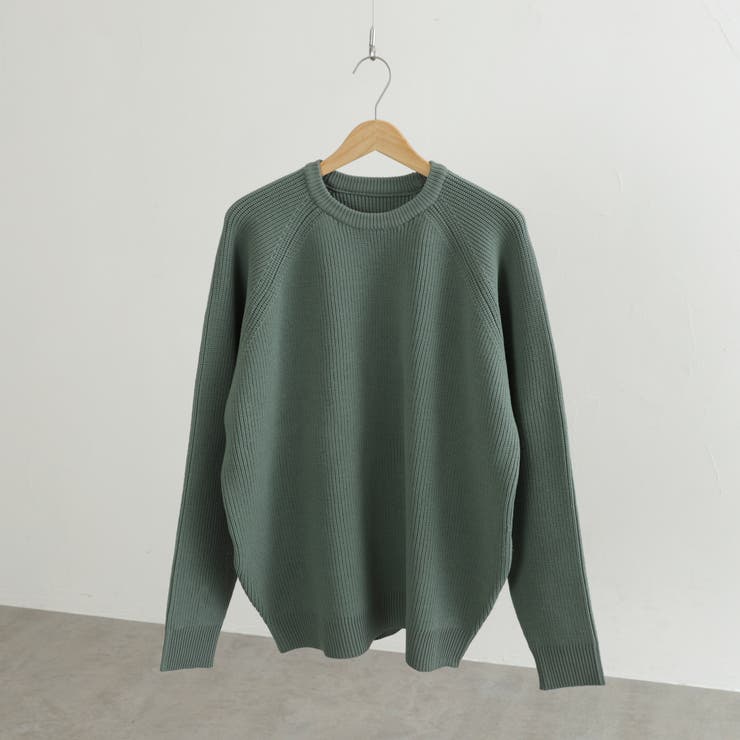 ポリウーリークルーネックルーズニット | coen【men】 | 詳細画像31 