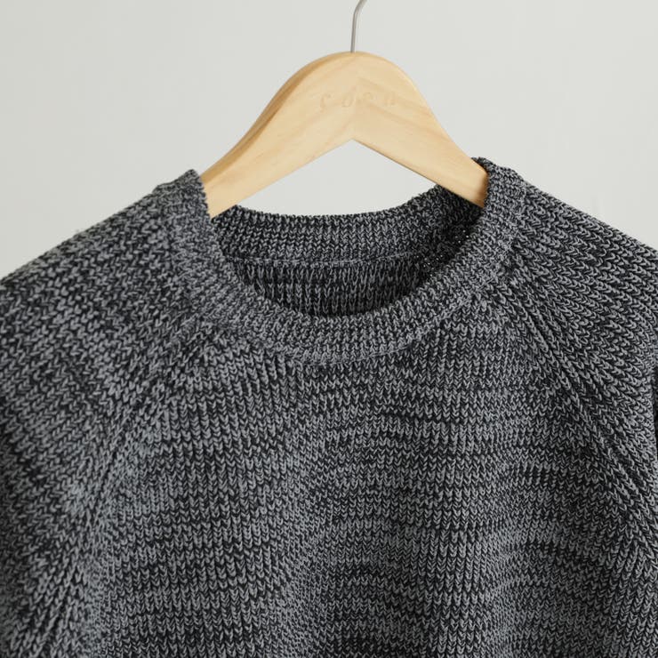 ポリウーリークルーネックルーズニット | coen【men】 | 詳細画像34 