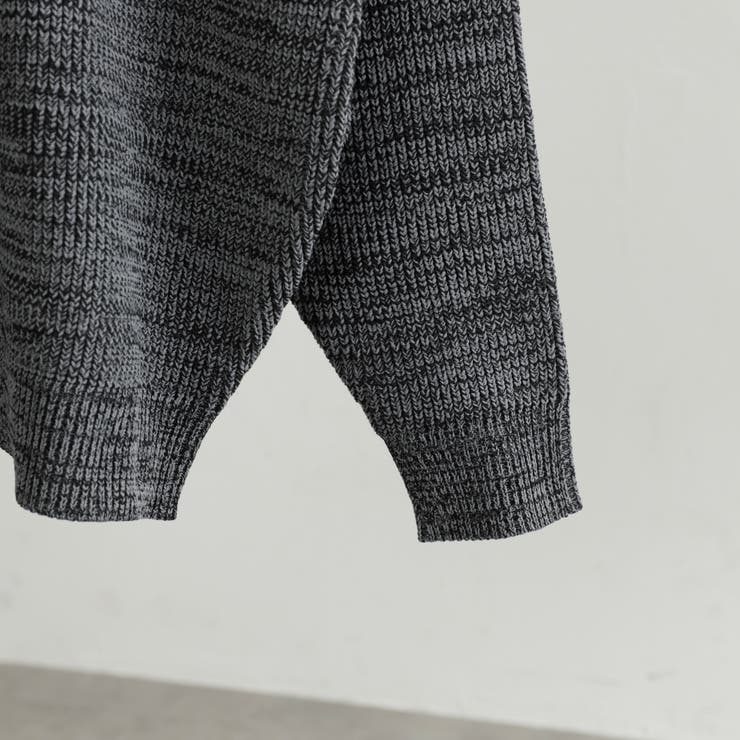 ポリウーリークルーネックルーズニット | coen【men】 | 詳細画像35 