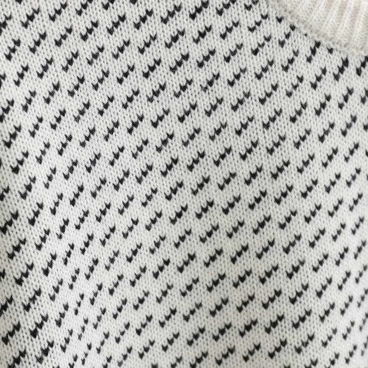 バーズアイクルーネックルーズニット | coen【men】 | 詳細画像32 