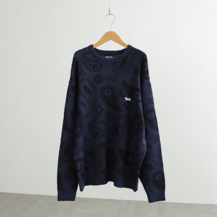 PENNEYS（ぺニーズ）別注ビッグシルエットジャガード柄シャギーニット チェッ… | coen【men】 | 詳細画像32 