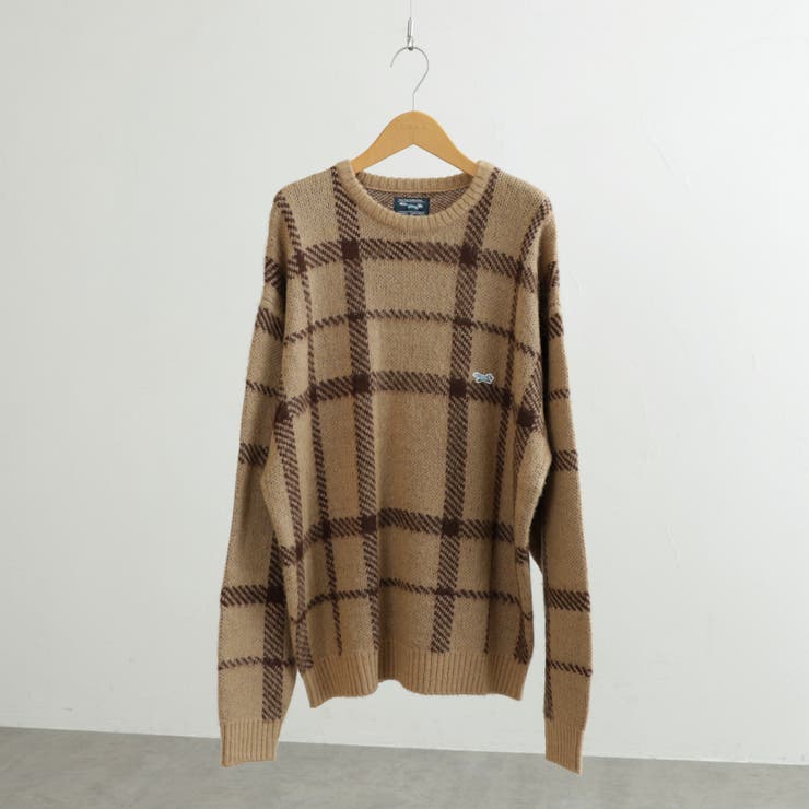 PENNEYS（ぺニーズ）別注ビッグシルエットジャガード柄シャギーニット チェッ… | coen【men】 | 詳細画像33 