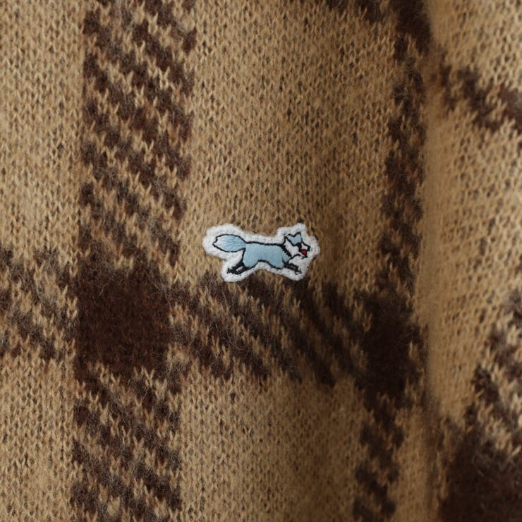 PENNEYS（ぺニーズ）別注ビッグシルエットジャガード柄シャギーニット チェッ… | coen【men】 | 詳細画像44 