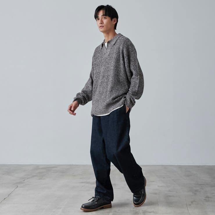 ル•メランジュ スキッパー ネック コットン プルオーバー 未着用 大幅値下げ済 ル•メランジュ スキッパー ネック コットン プルオーバー 未着用 大幅