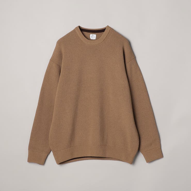 ARCHI 長袖セーター ベージュ/ブラウン カ・イ・テ・キ 優秀ニット/【ソフトタッチアゼ編みニット】[品番