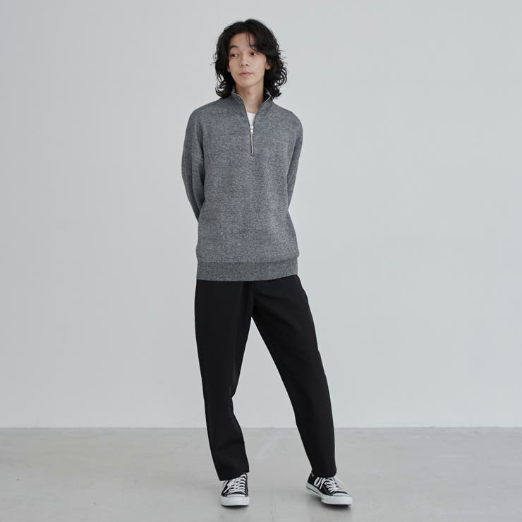 メランジハーフジップニット | coen【men】 | 詳細画像11