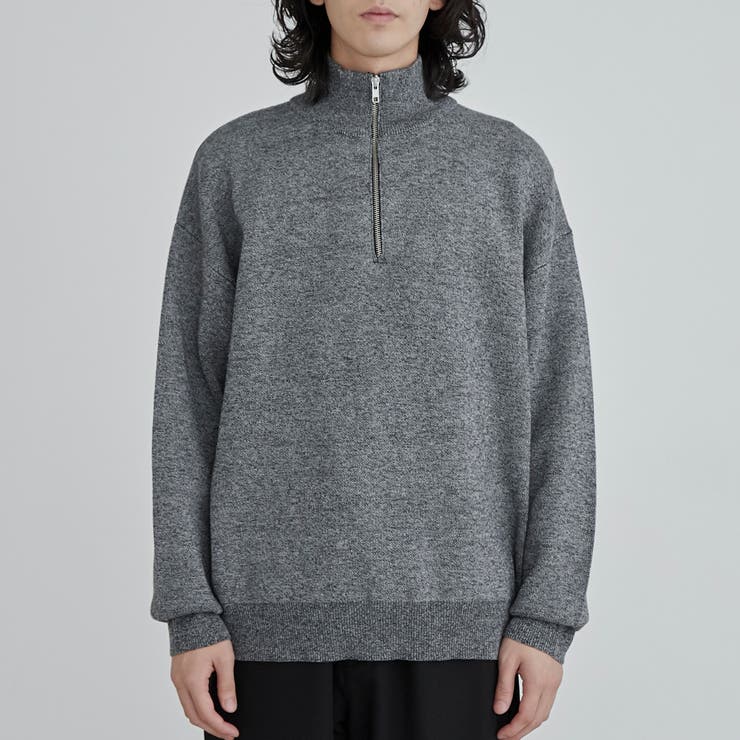 メランジハーフジップニット | coen【men】 | 詳細画像14