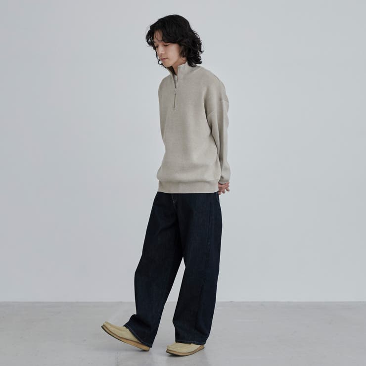 メランジハーフジップニット | coen【men】 | 詳細画像5