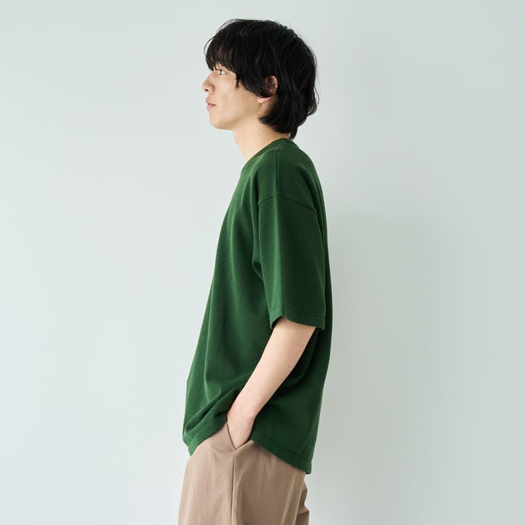 コンフォートニットプルオーバー  ショートスリーブ【抗ピル、UVカット】 | coen【men】 | 詳細画像13 