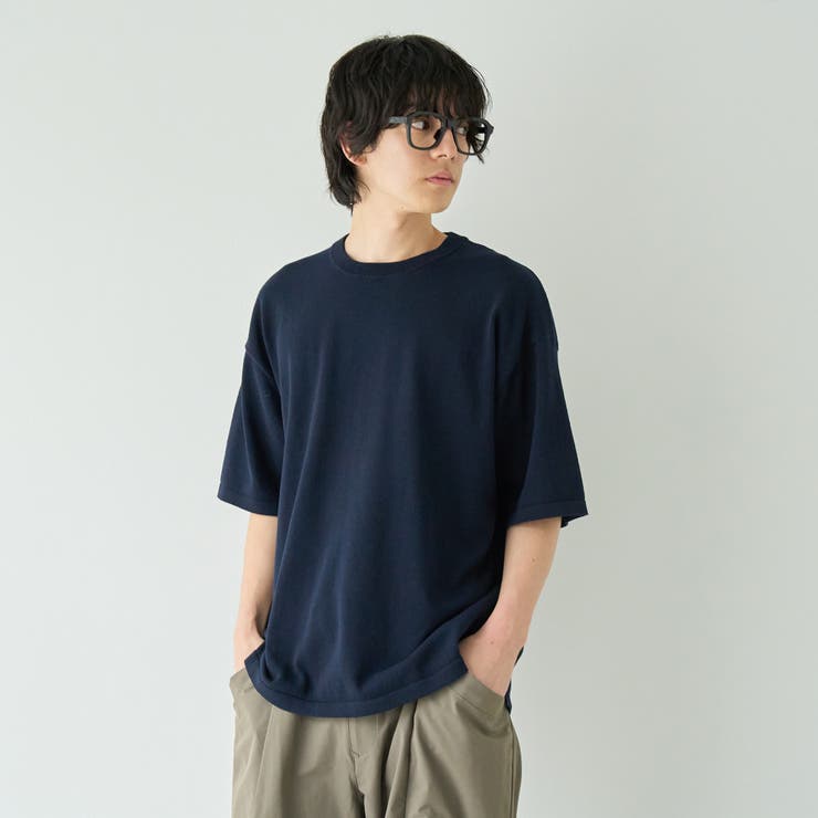 コンフォートニットプルオーバー  ショートスリーブ【抗ピル、UVカット】 | coen【men】 | 詳細画像16 