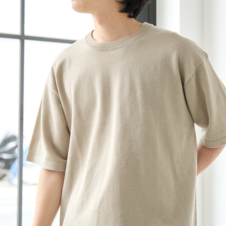 コンフォートニットプルオーバー  ショートスリーブ【抗ピル、UVカット】 | coen【men】 | 詳細画像8 