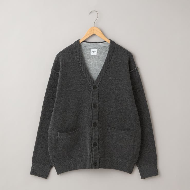 DK.GRAY | ソフトタッチモールニットカーディガン | coen【men】
