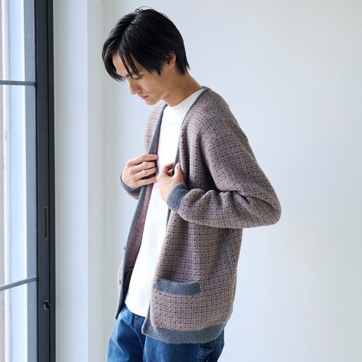 ショートフェザーニットカーディガン | coen【men】 | 詳細画像13 