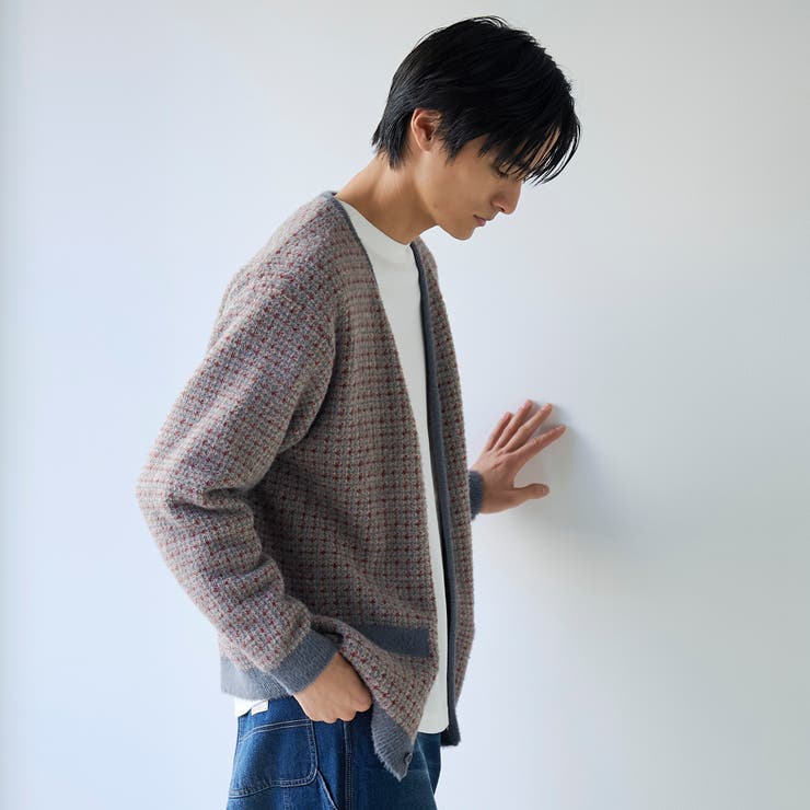 ショートフェザーニットカーディガン | coen【men】 | 詳細画像14 