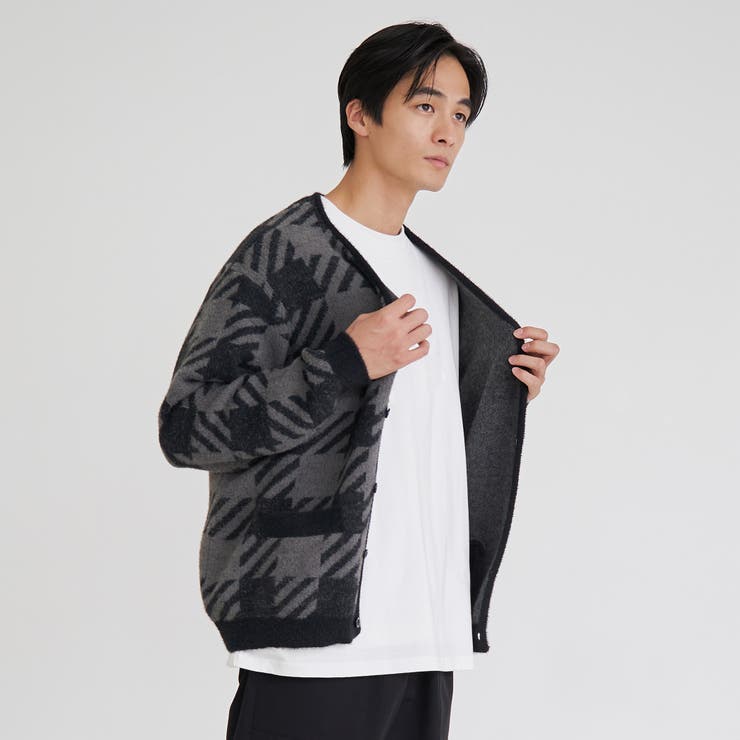 ショートフェザーニットカーディガン | coen【men】 | 詳細画像7 