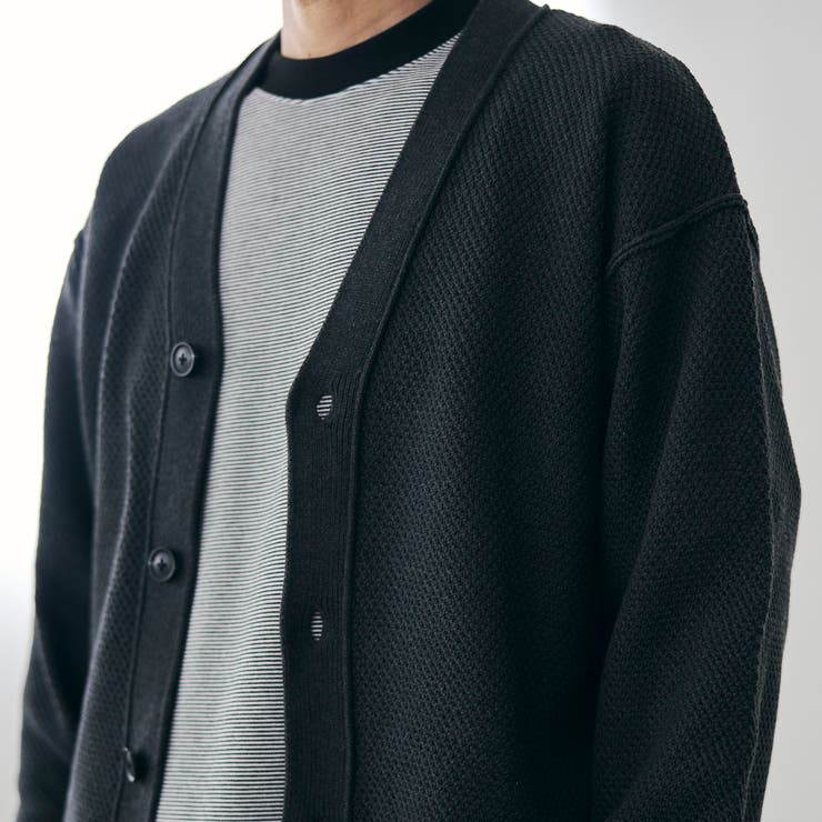 コットンライク ニットカーディガン | coen【men】 | 詳細画像10 