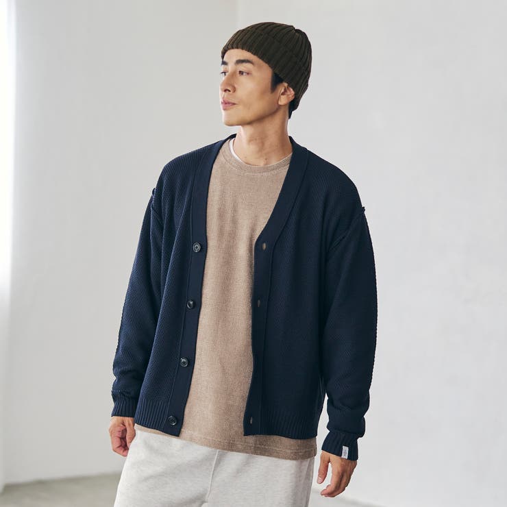 コットンライク ニットカーディガン | coen【men】 | 詳細画像12 