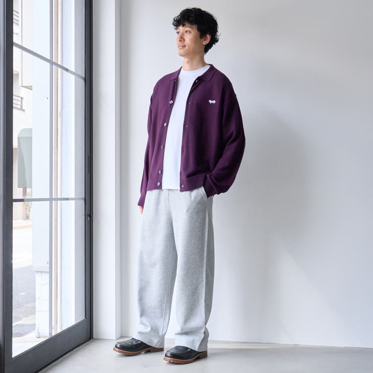 Penneys（ぺニーズ）別注ワンポイントポロ衿ニットカーディガン | coen【men】 | 詳細画像11 