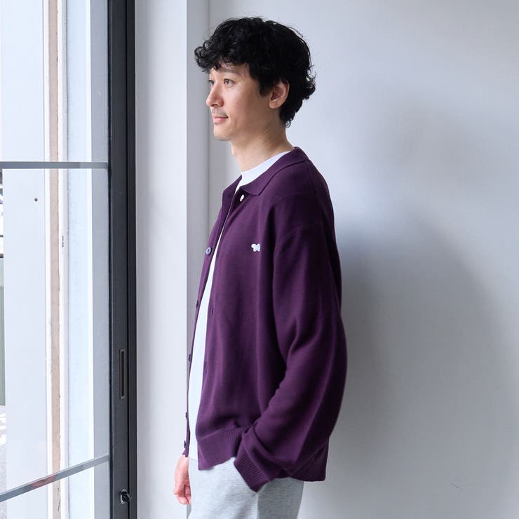 Penneys（ぺニーズ）別注ワンポイントポロ衿ニットカーディガン | coen【men】 | 詳細画像14 