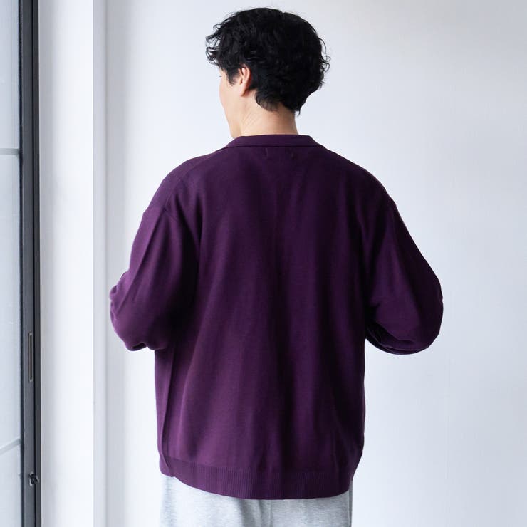 Penneys（ぺニーズ）別注ワンポイントポロ衿ニットカーディガン | coen【men】 | 詳細画像15 