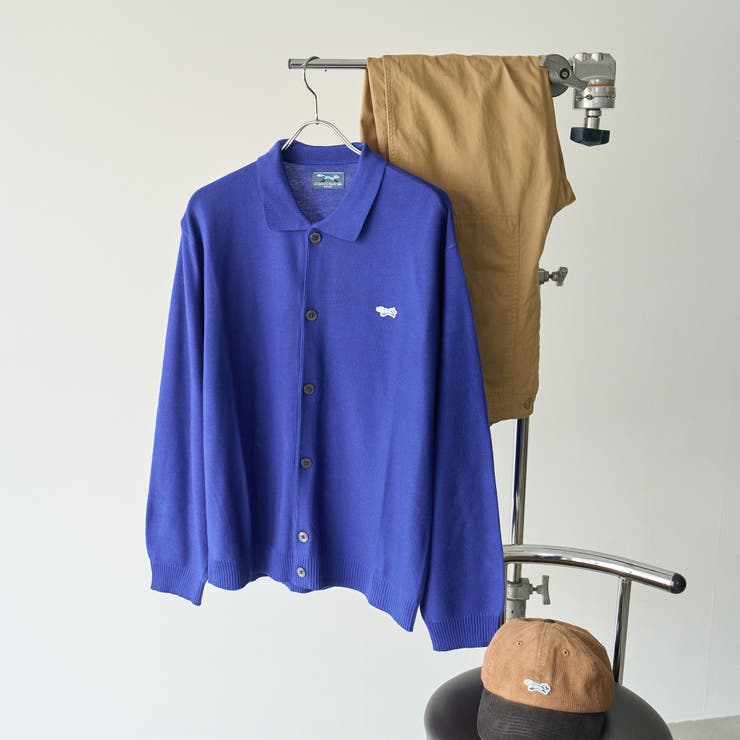 ROYAL | Penneys（ぺニーズ）別注ワンポイントポロ衿ニットカーディガン | coen【men】