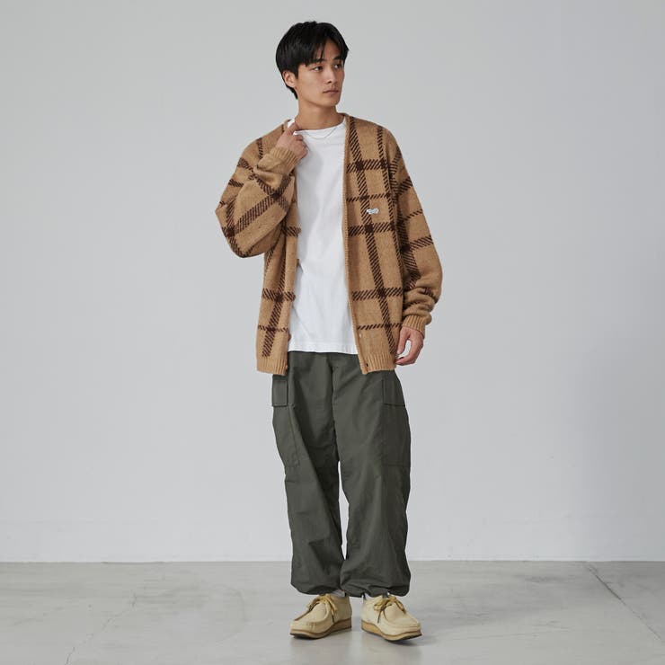 PENNEYS別注ビッグシルエットジャガード柄シャギーニット