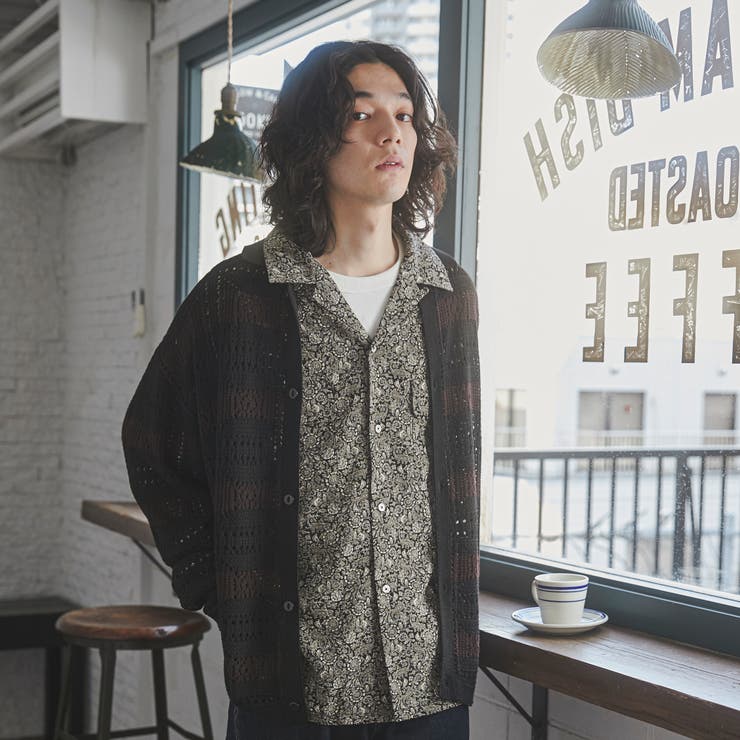 TOWNCRAFT（タウンクラフト）別注ボーダーニットカーディガン