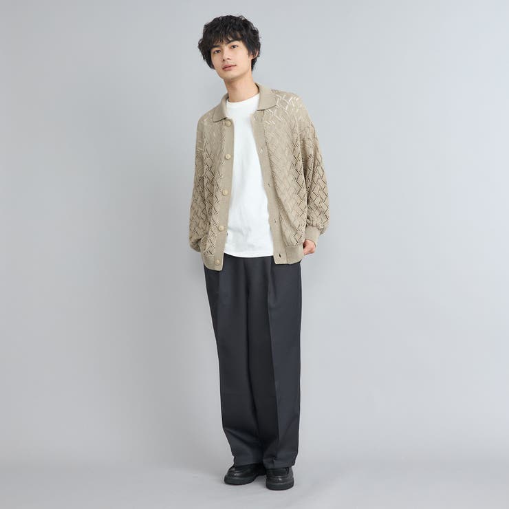 リネンライクメッシュカーディガン新品アルページュストーリー