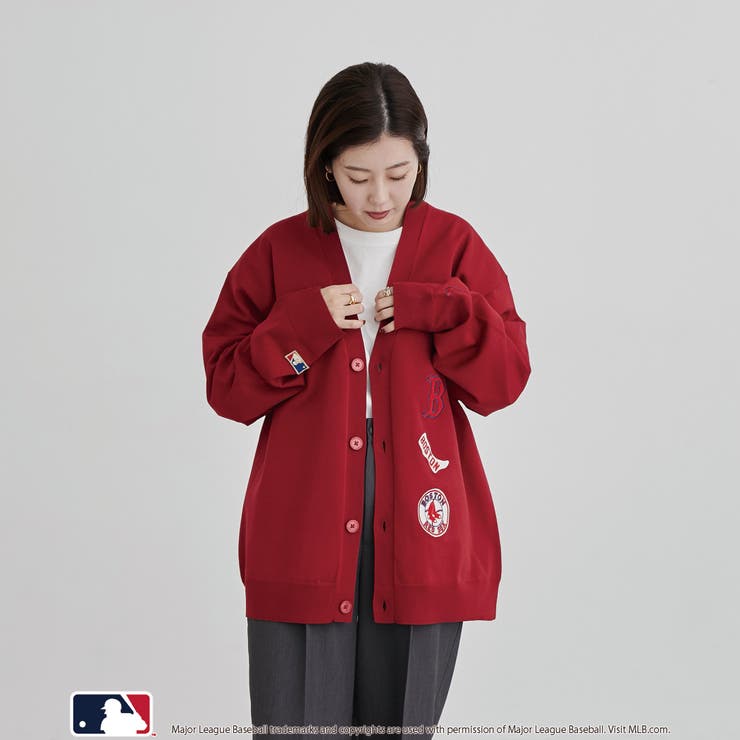 MLB別注 ワッペンVネックカーディガン | coen【men】 | 詳細画像14 