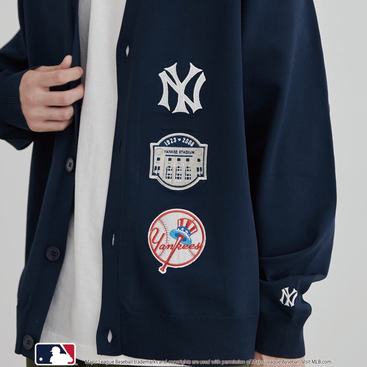 MLB別注 ワッペンVネックカーディガン | coen【men】 | 詳細画像16 