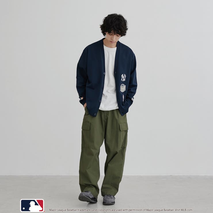 MLB別注 ワッペンVネックカーディガン | coen【men】 | 詳細画像18 