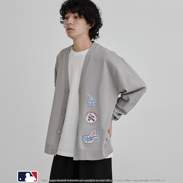 MLB別注 ワッペンVネックカーディガン | coen【men】 | 詳細画像3 