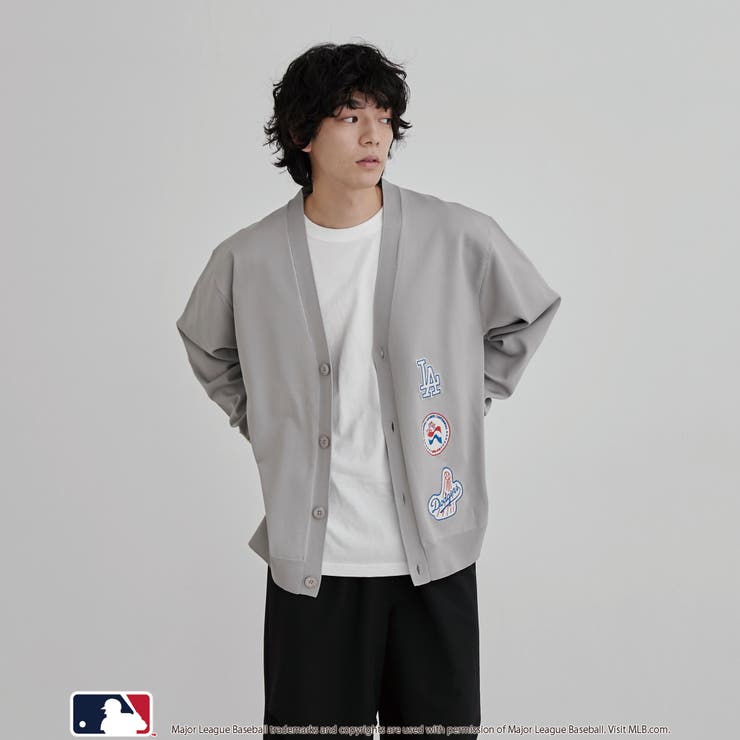 MLB別注 ワッペンVネックカーディガン | coen【men】 | 詳細画像6 