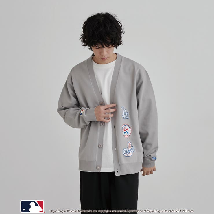 MLB別注 ワッペンVネックカーディガン | coen【men】 | 詳細画像8 