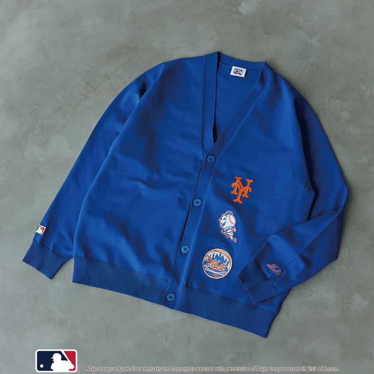 MLB別注 ワッペンVネックカーディガン[品番：COEW0006656]｜coen【men