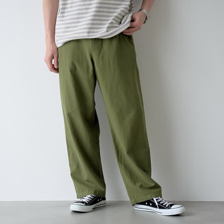 OLIVE | 綿麻イージーパンツ | coen【men】
