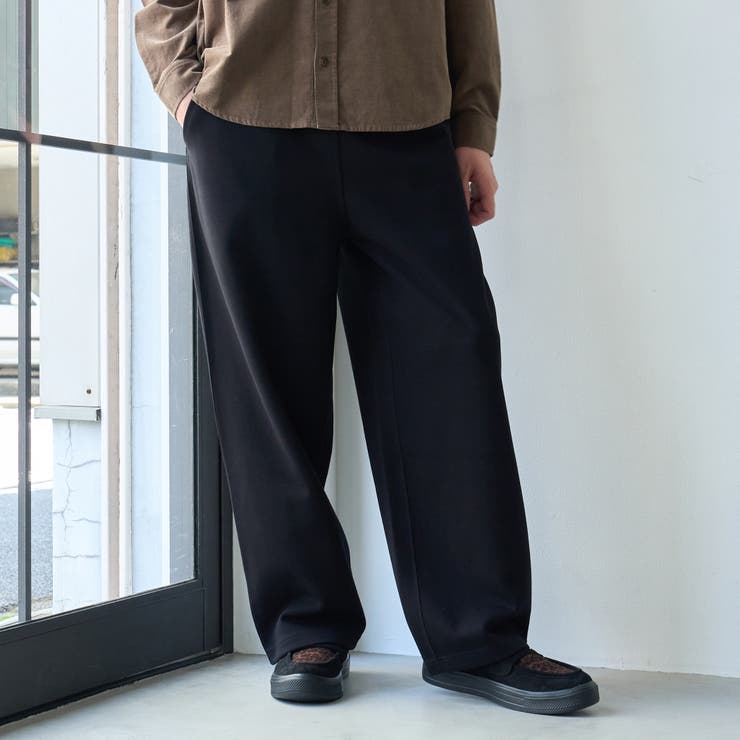 【抗菌防臭、防汚（食品汚れ）、UVカット】クリーンプラススウェットワイドパンツ | coen【men】 | 詳細画像1 