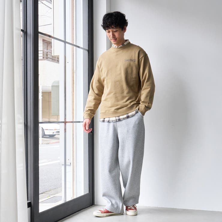 【抗菌防臭、防汚（食品汚れ）、UVカット】クリーンプラススウェットワイドパンツ | coen【men】 | 詳細画像8 