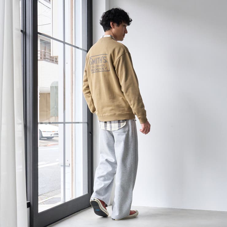 【抗菌防臭、防汚（食品汚れ）、UVカット】クリーンプラススウェットワイドパンツ | coen【men】 | 詳細画像9 
