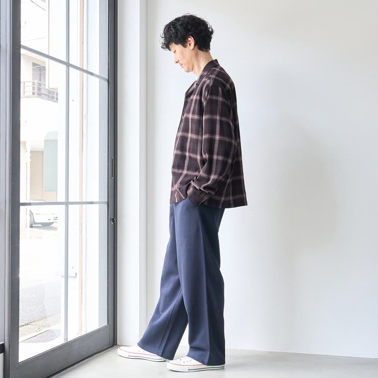 【抗菌防臭、防汚（食品汚れ）、UVカット】クリーンプラススウェットワイドパンツ | coen【men】 | 詳細画像14 