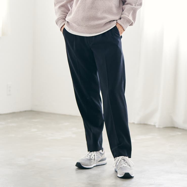 BLACK | スタイルスリムクリーンパンツ | coen【men】