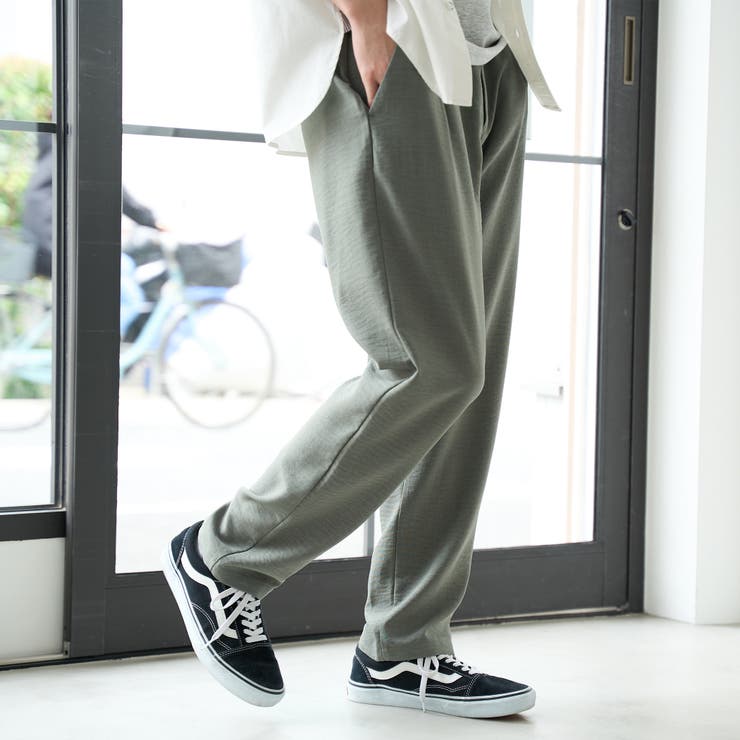 ＜父の日ギフトにもおすすめ＞【UVカット】リネンライク1タックレギュラーパンツ | coen【men】 | 詳細画像17 